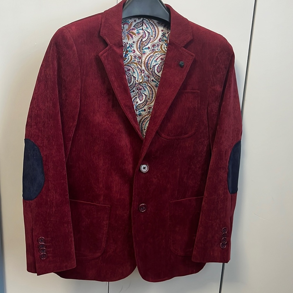 Isaac mizrahi suede blazer